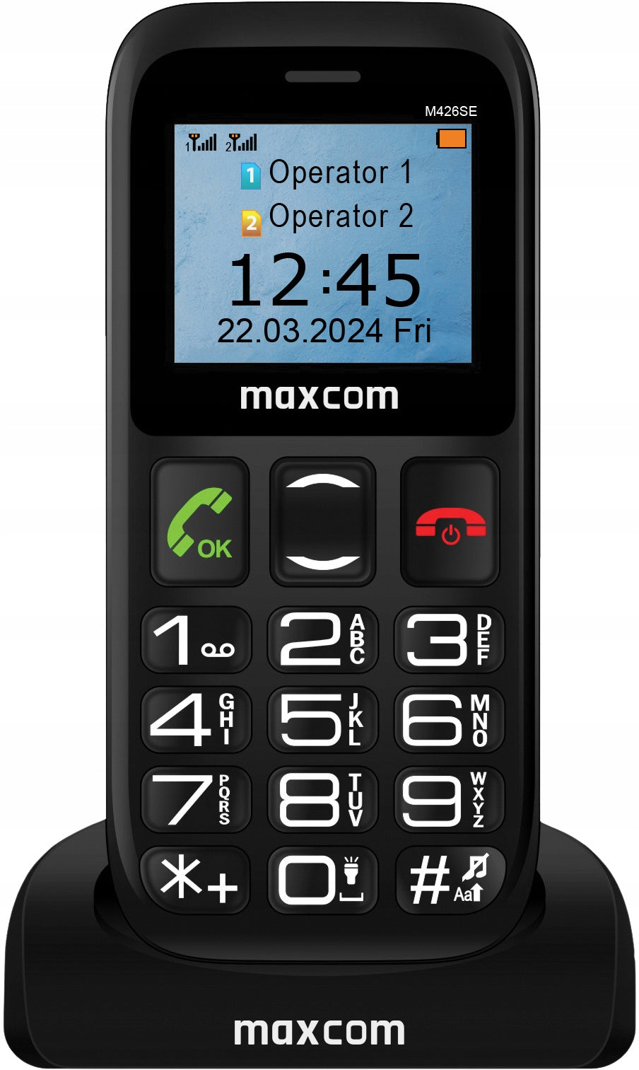 Phone for senior MAXCOM Comfort MM426 SE SOS Button Big Keys