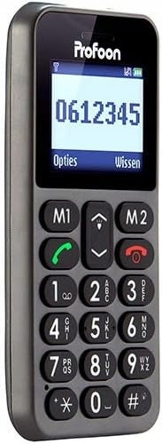Phone for senior PROFOON PM-788 LARGE Keys SOS Flashlight Manufacturer code FM-7550