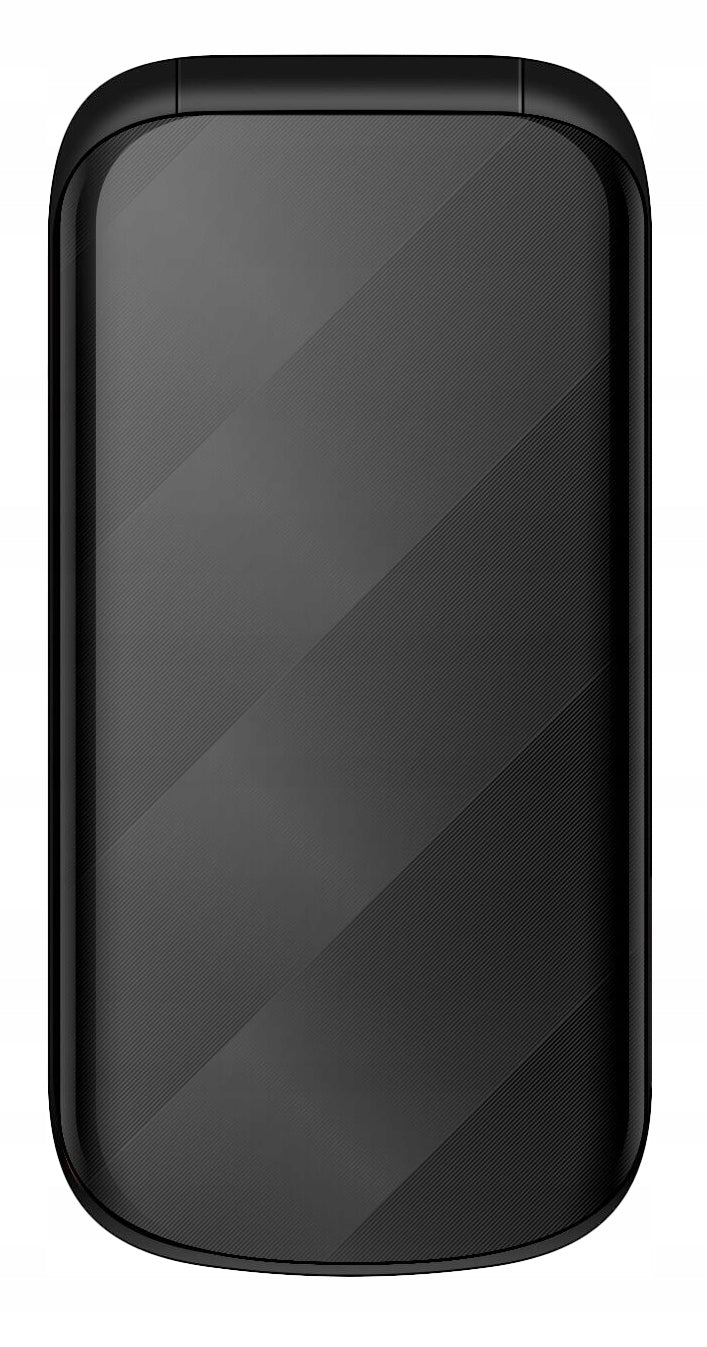 Phone for seniors MAXCOM Comfort MM815 Black With Dual SIM flap Headphones included no