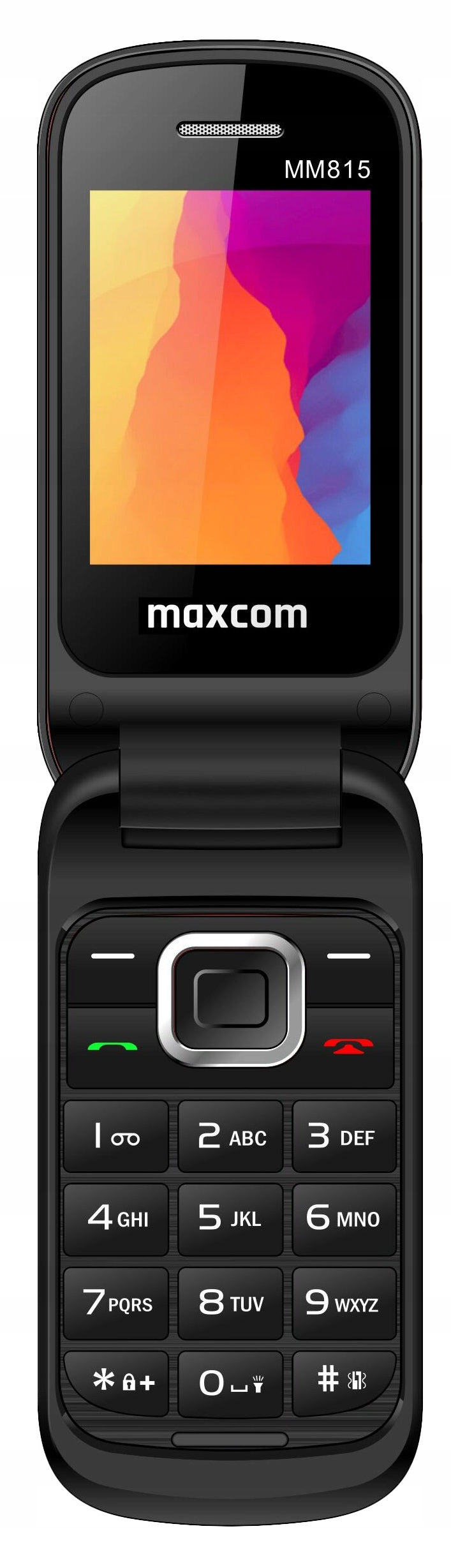 Phone for seniors MAXCOM Comfort MM815 Black With Dual SIM flap