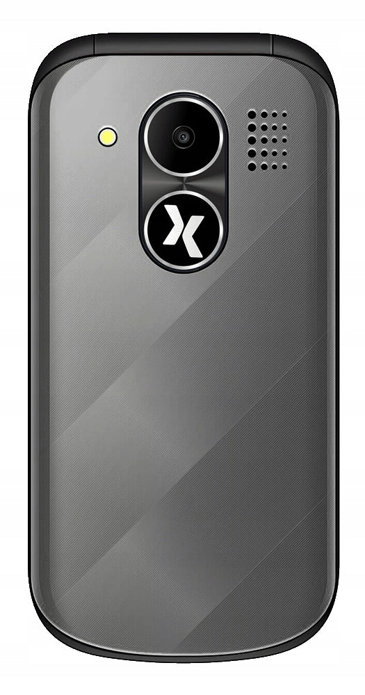 Phone for seniors MAXCOM Comfort MM815 Grey With flap Dual SIM Brand Maxcom