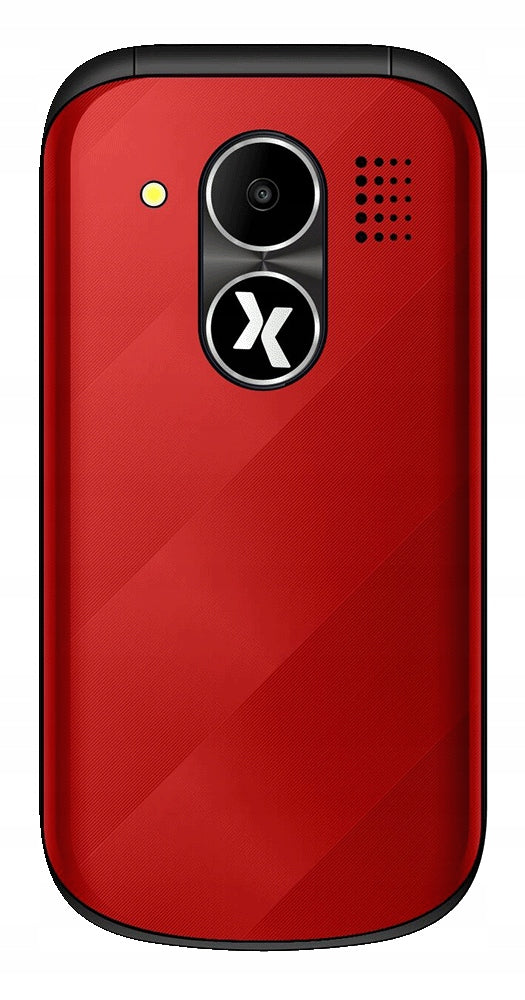 Phone for seniors MAXCOM Comfort MM815 Red With flap Dual SIM Brand Maxcom