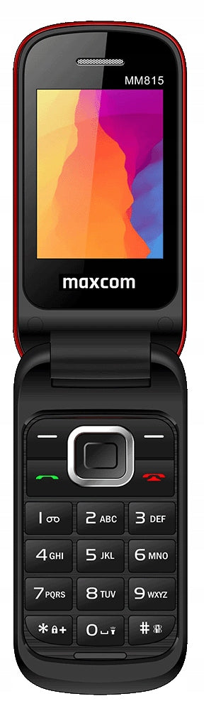 Phone for seniors MAXCOM Comfort MM815 Red With flap Dual SIM
