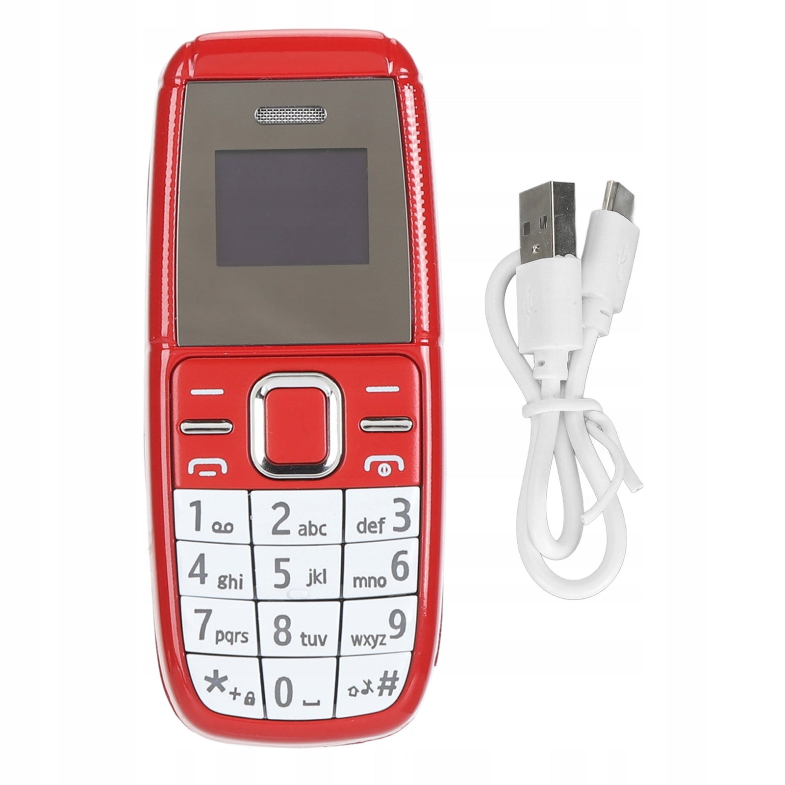 Phone with mini button Unlocked dual SIM card 2G GSM