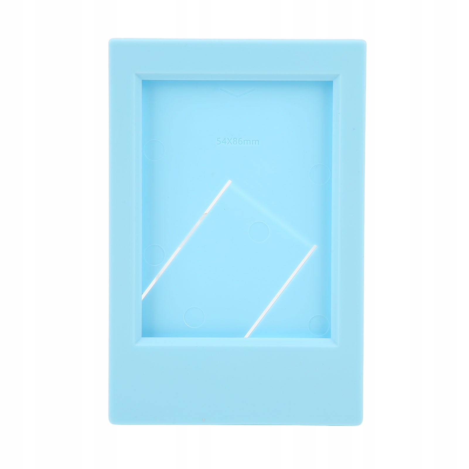 Photo Frame Plastic Rectangle Desktop Classic Stand EU Frame Model 0563CLRI