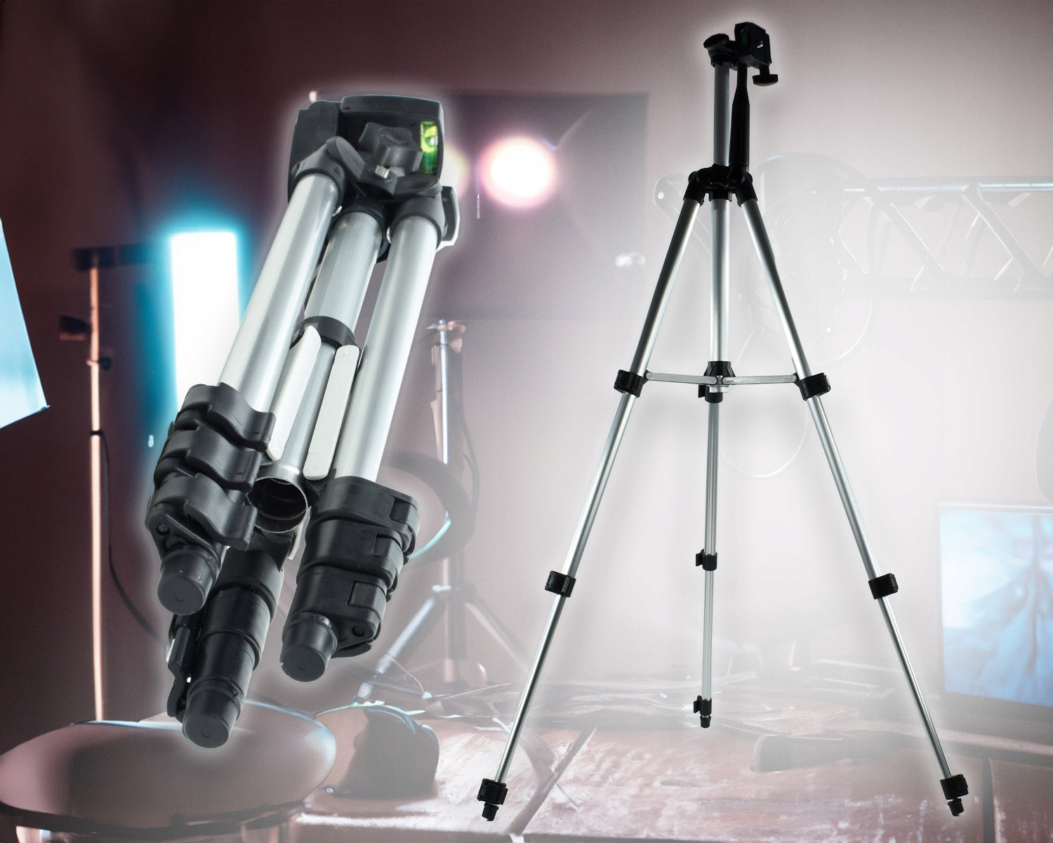 Photo TRIPOD for CAMERA thread 1/4" Tripod TRIPOD Adjustable 106cm Brand no brand
