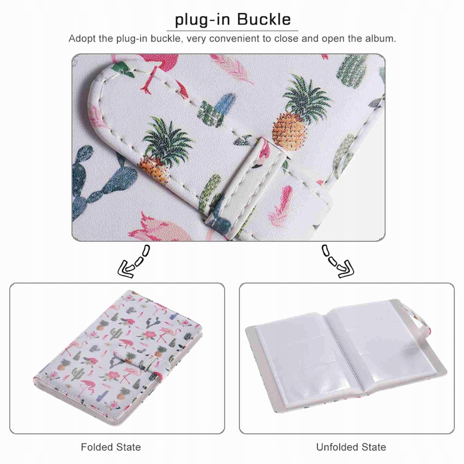 Photo album PU Leather 108 pockets Colorful film Album with C5 Model 6067CEEZ
