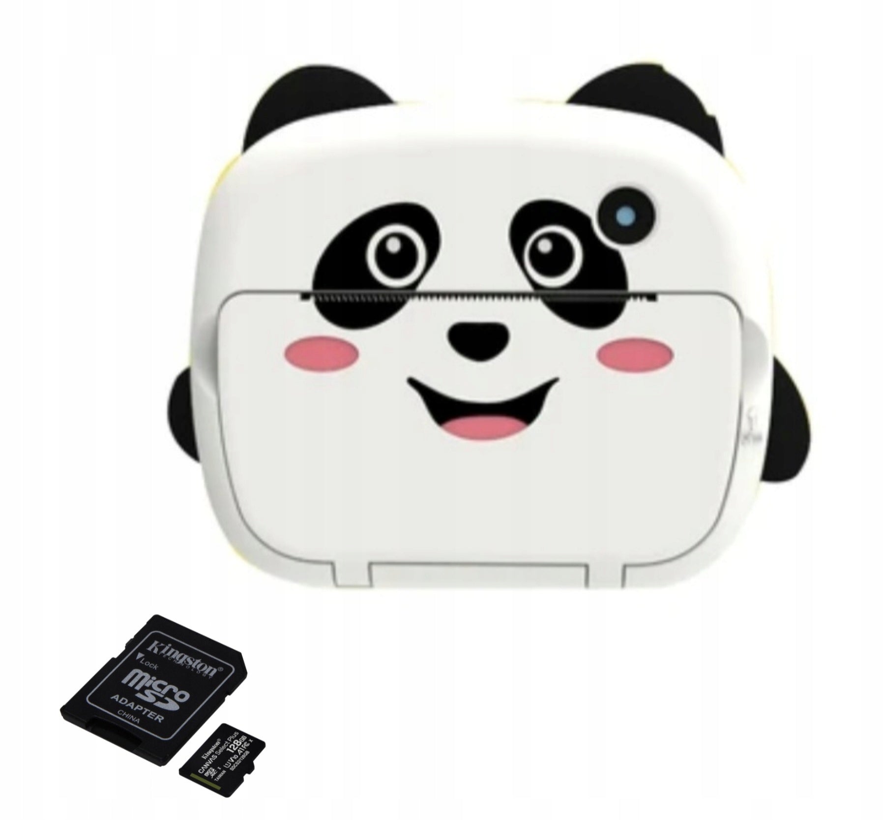 Photo-video camera for children with thermal printer