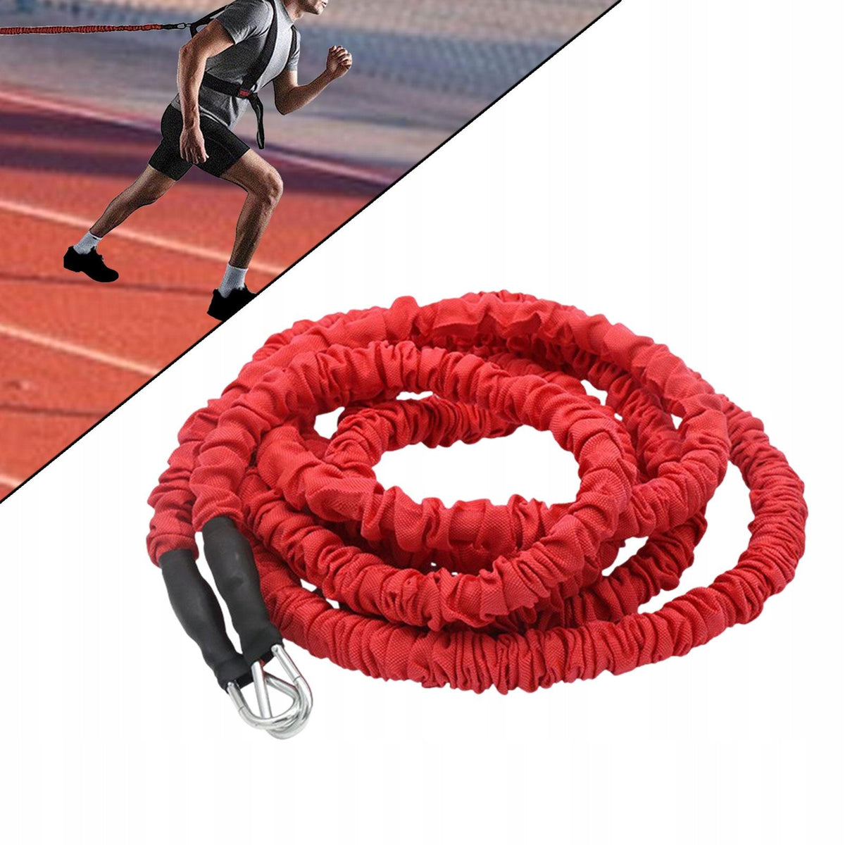Physical Training Resistance Band Workout Band Gym Equipment Red 80lb