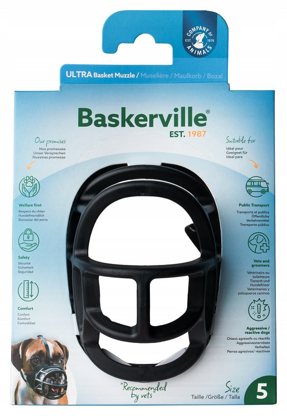 Physiological muzzle for dog 5 BASKERVILLE ultra