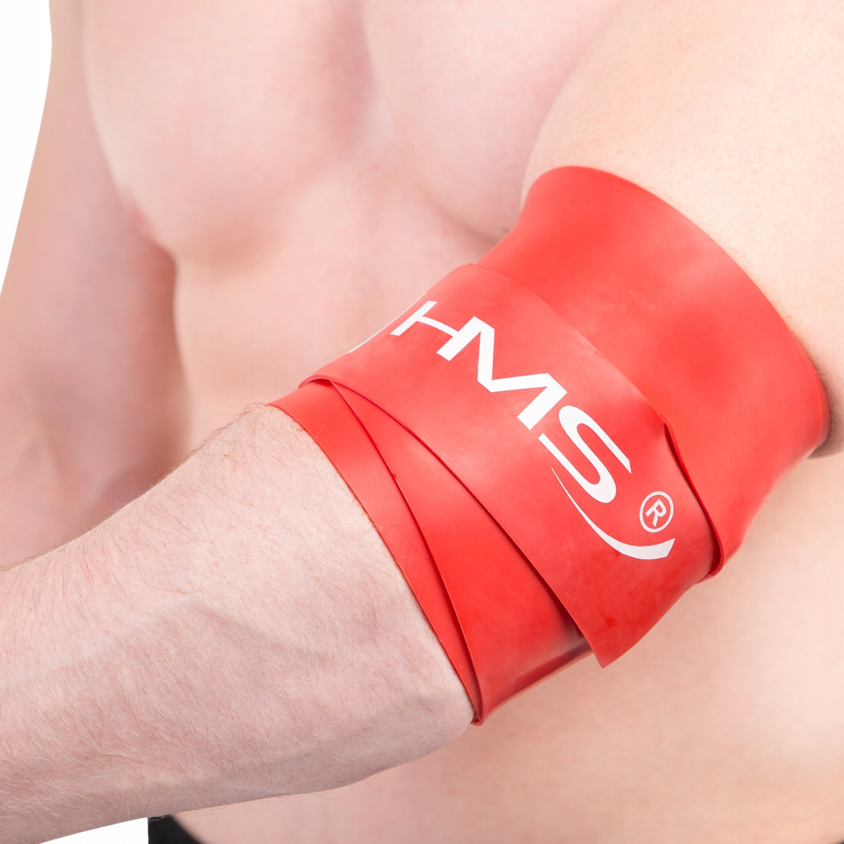Physiotherapeutic Rubber Floss Band Tape HMS Red Regeneration