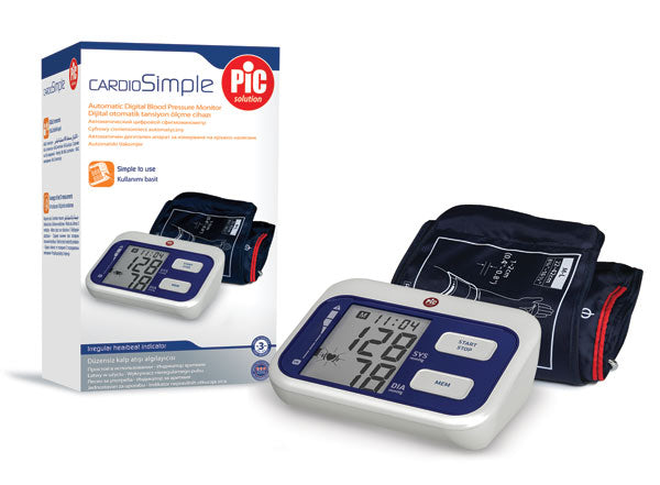 PiC CardioSIMPLE blood pressure monitor large buttons Packaging status original