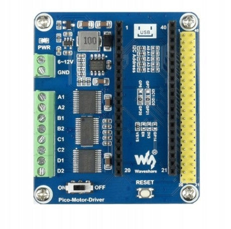 Pico-Motor-Driver - module with motor controller Batteries included no