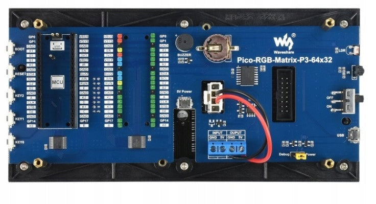 Pico-RGB-Matrix-P3-64x32 - Matrix Display Manufacturer code Waveshare 20591