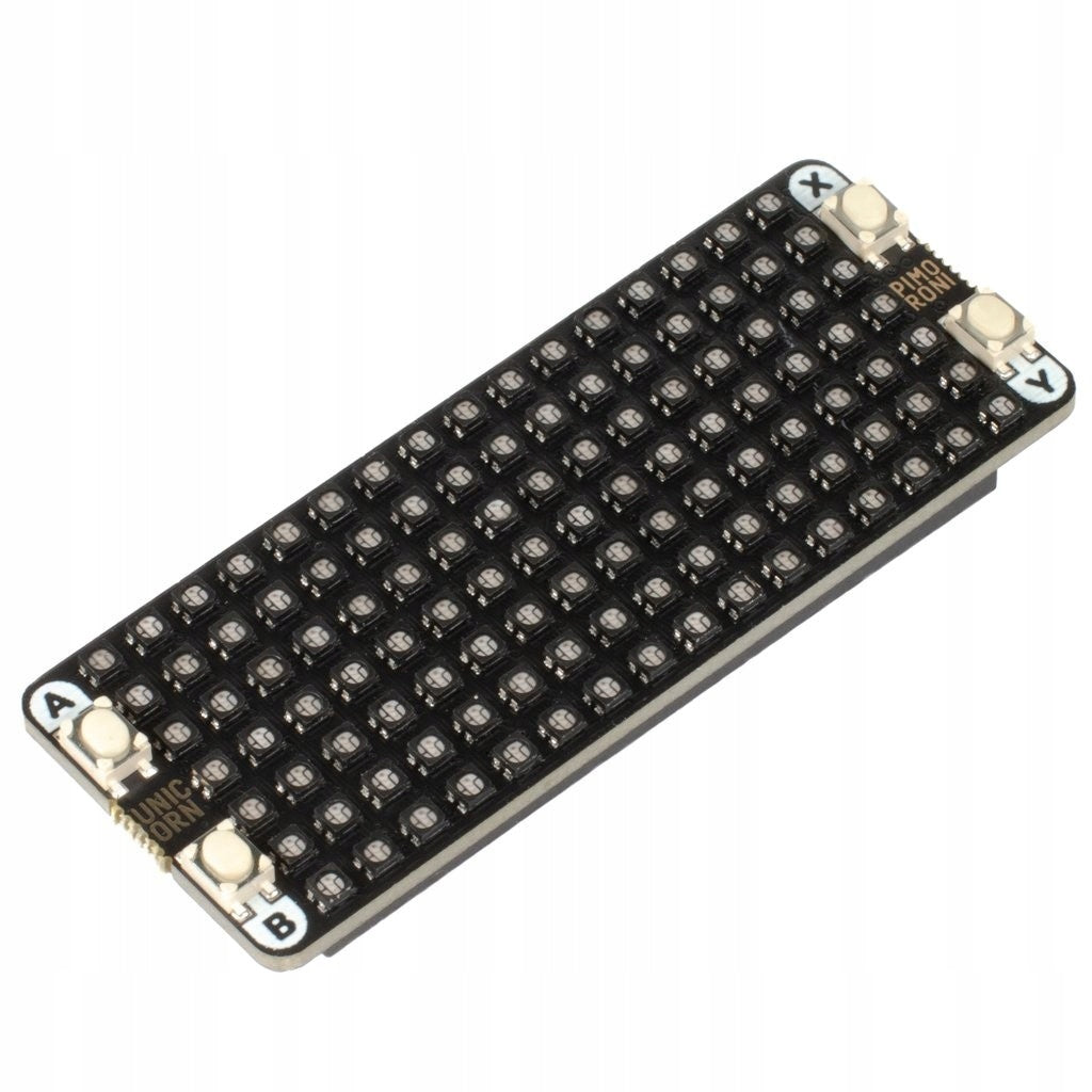 Pico Unicorn Pack - module with RGB LED matrix display 7x16