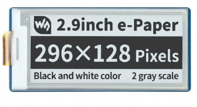 Pico-ePaper-2.9 - module with e-Paper display
