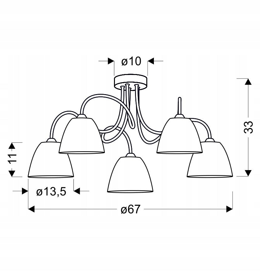 Candellux Pendelleuchte Elf 