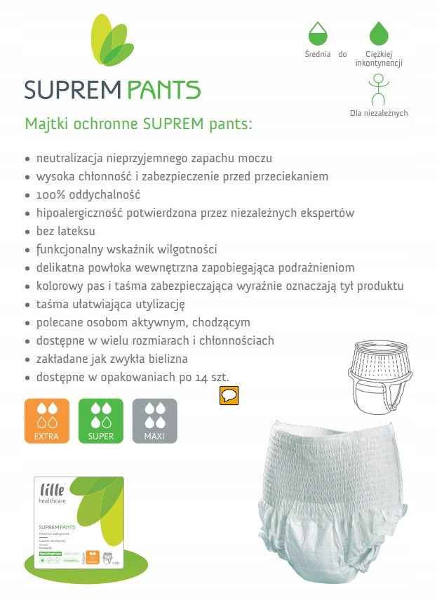 Absorbuojančios trumpikės Lille SupremPants Maxi, 1900 ml, M