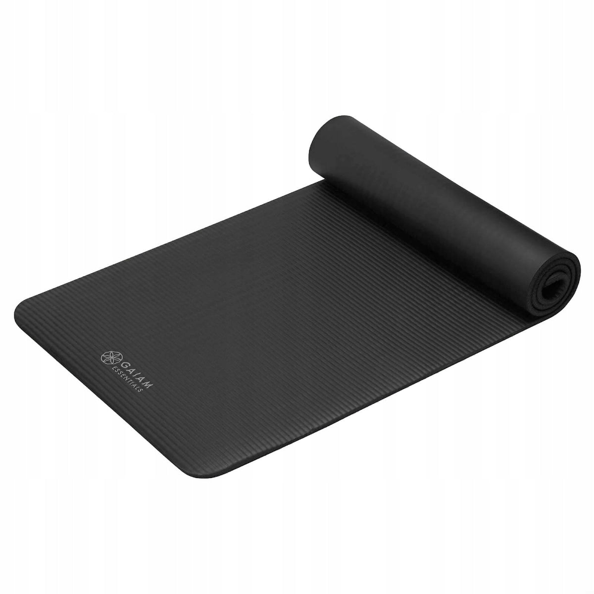 Pilates Mat Gaiam 1cm - Black Packaging status original
