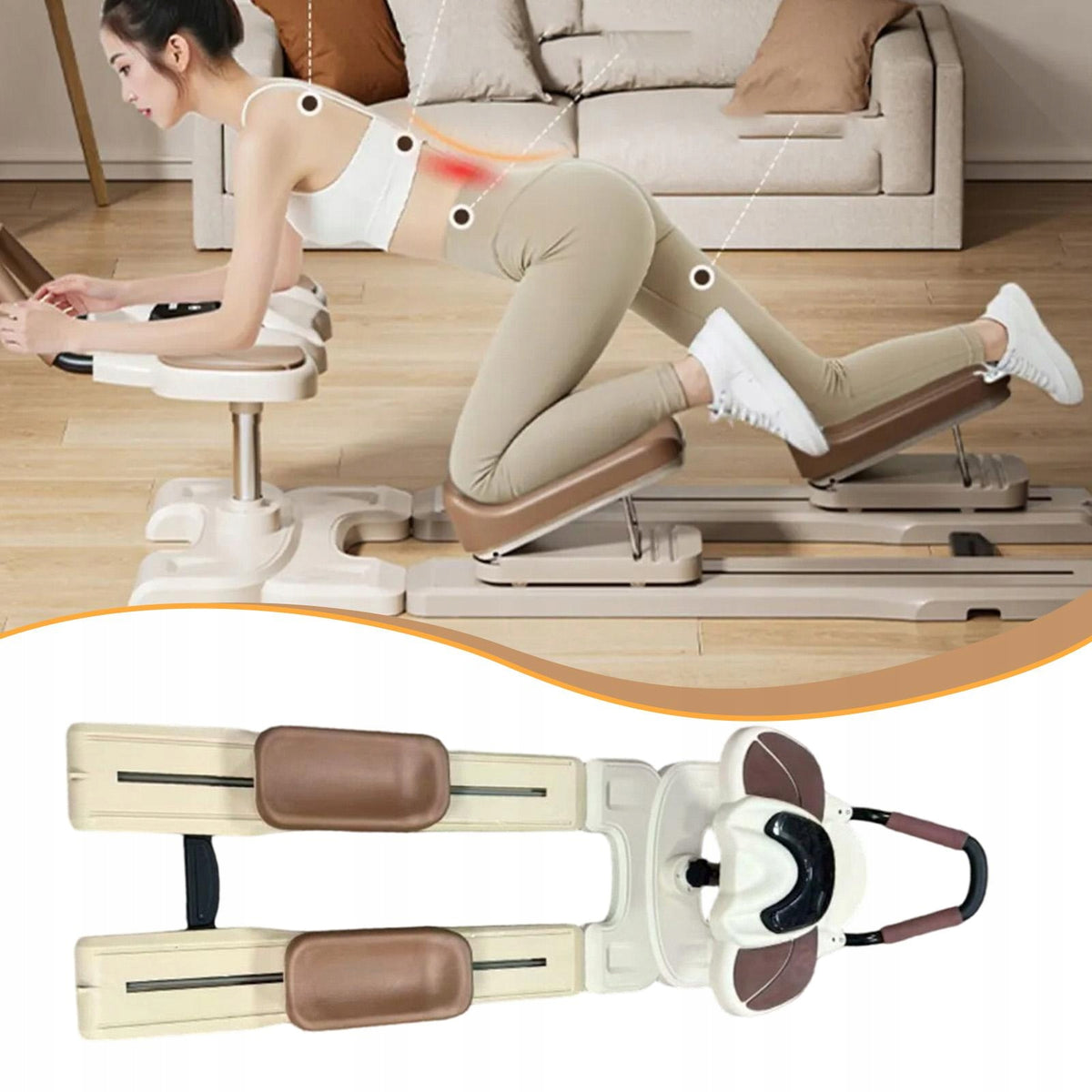 Pilates Reformer Machine Support Portable Smooth Pilates Board Strength