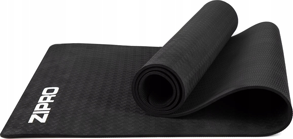 Pilates Yoga Fitness Exercise Mat Gymnastic Training Mat TPE Color black