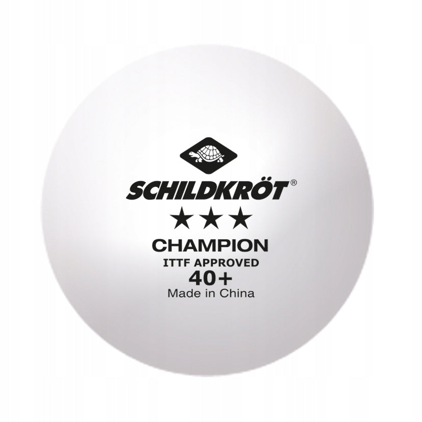 Set Tischtennisbälle Donic 3* Champion ITTF Poly 40+, 3-tlg. 