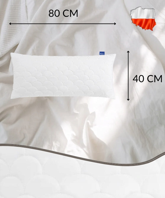 Pillow 40x80cm Sleeping Anti-Allergic Quilted Thick Zipper EAN (GTIN) 5903206600812