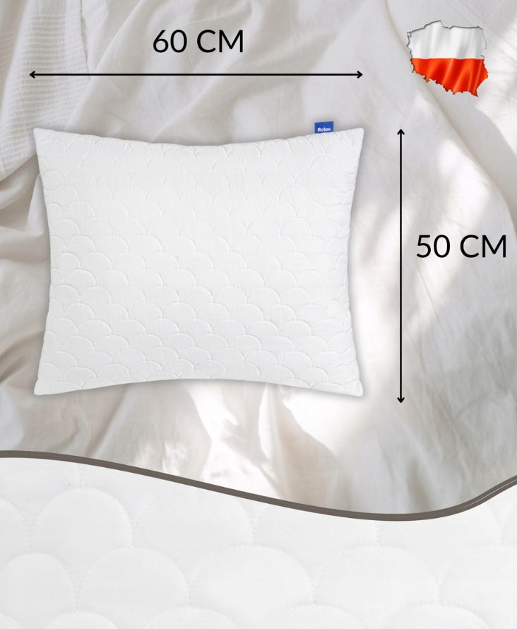 Pillow 50x60cm Sleeping Anti-Allergic Quilted Thick Zipper EAN (GTIN) 5903206600843