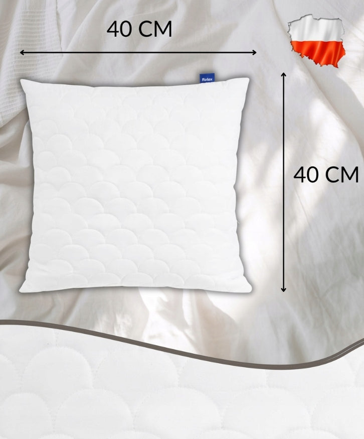 Pillow Jasiek 40x40cm For Sleeping Anti-Allergic Quilted Thick Zipper EAN (GTIN) 5903206600782