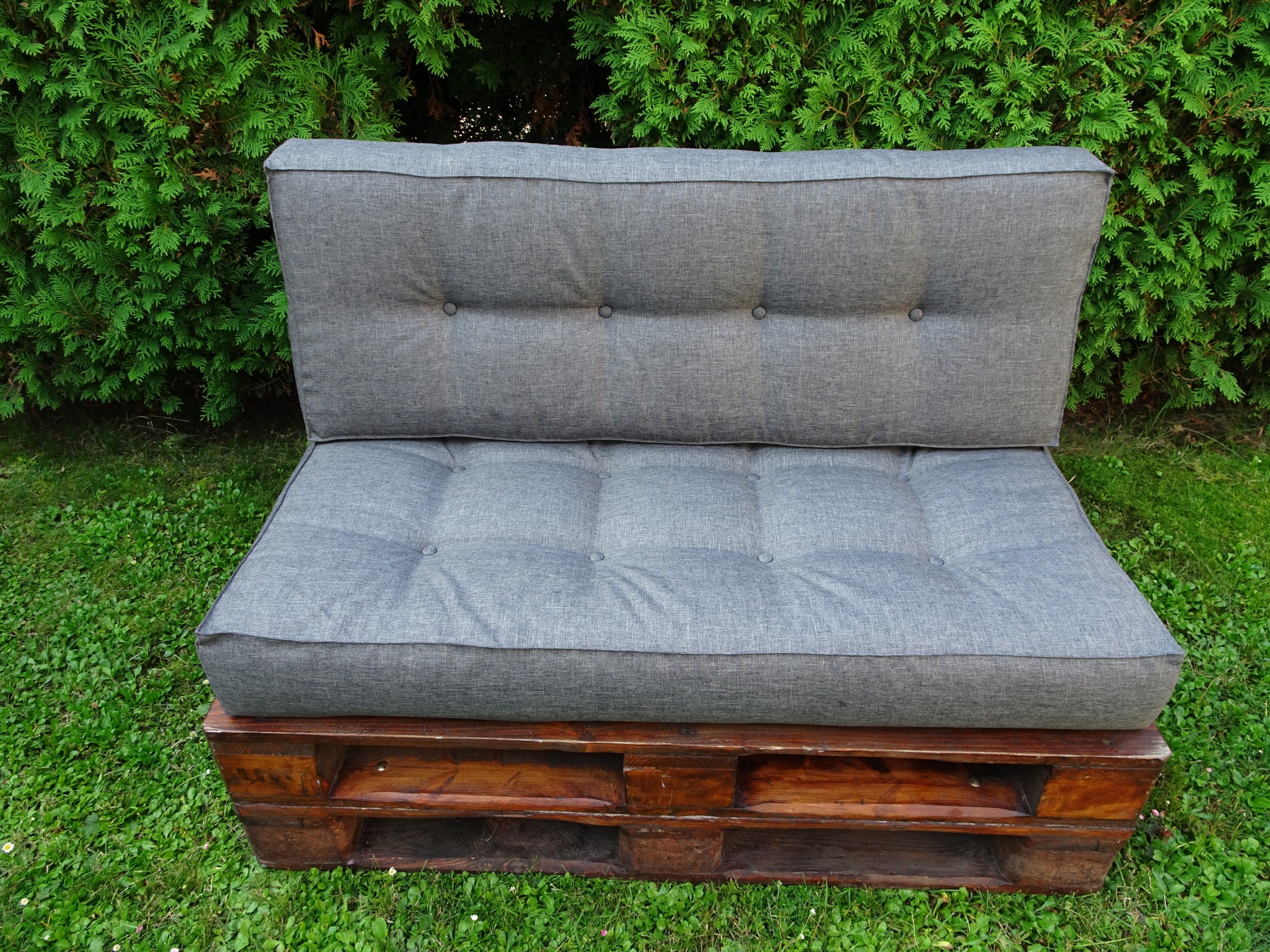 Pillows for one PALLET set 2pcs 120 X 60 GREY Pillow length 120 cm