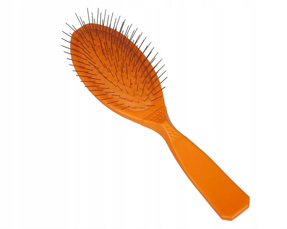 Pin Brush Large (M) -Orange ,Soft- by Madan's