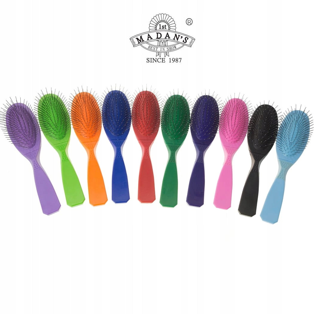 Pin Brush Small (S) - Orange , medium soft - Madan's Packaging status original