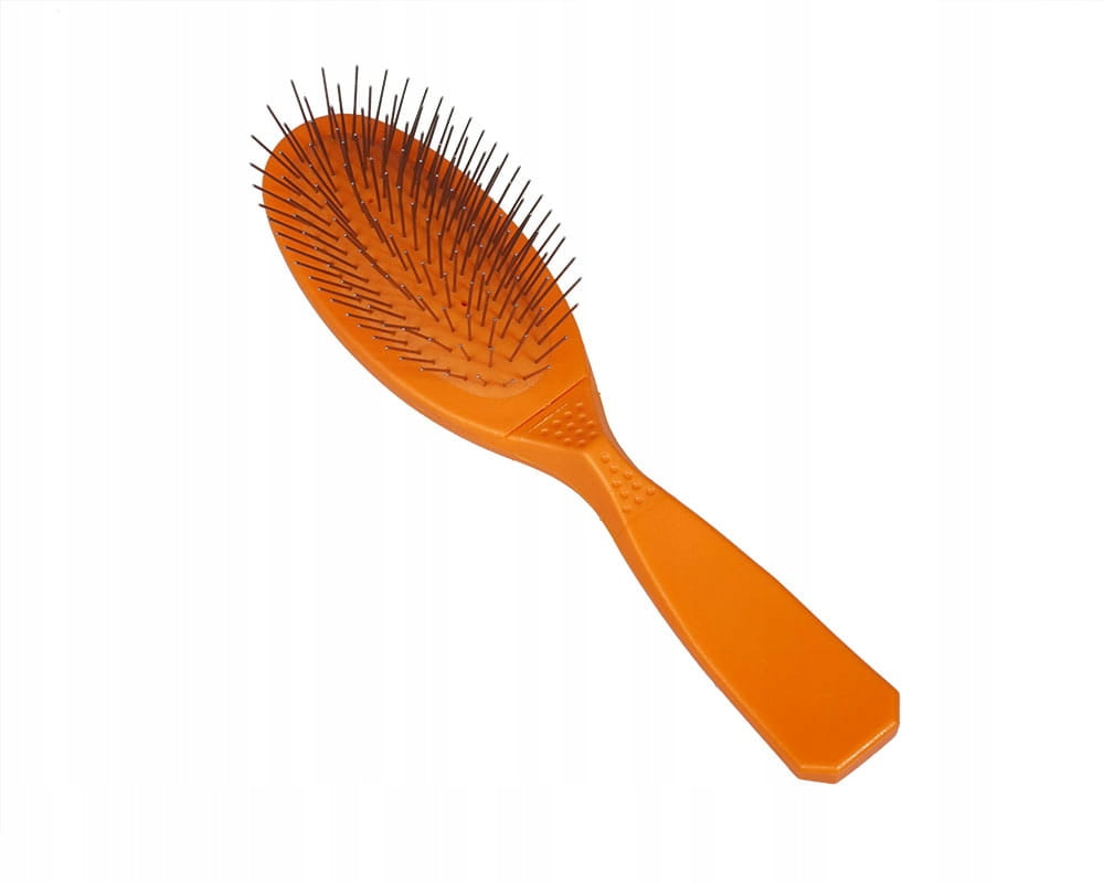 Pin Brush Small (S) - Orange , medium soft - Madan's