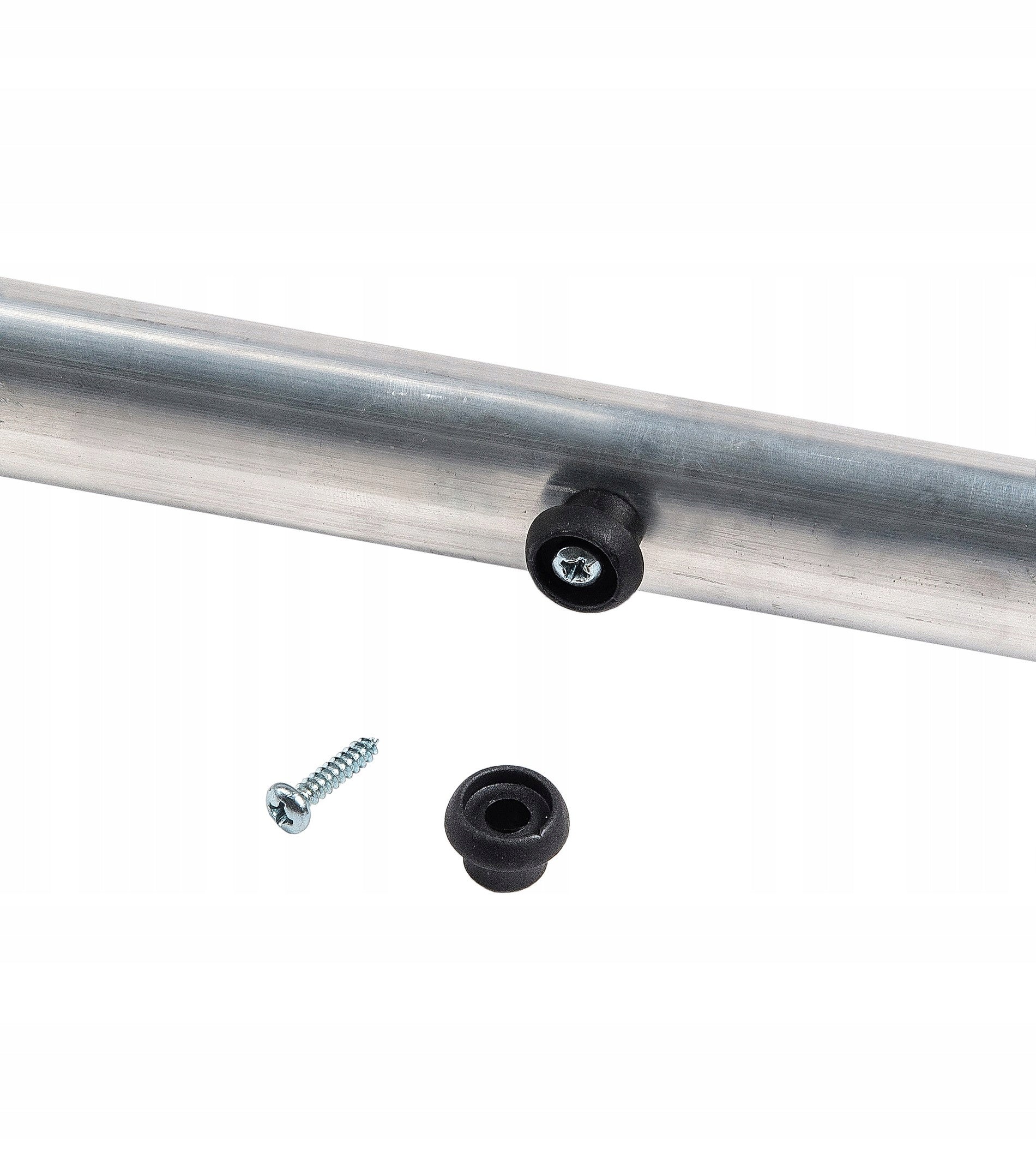 Pin hitch + screw for mounting cup holder trolley