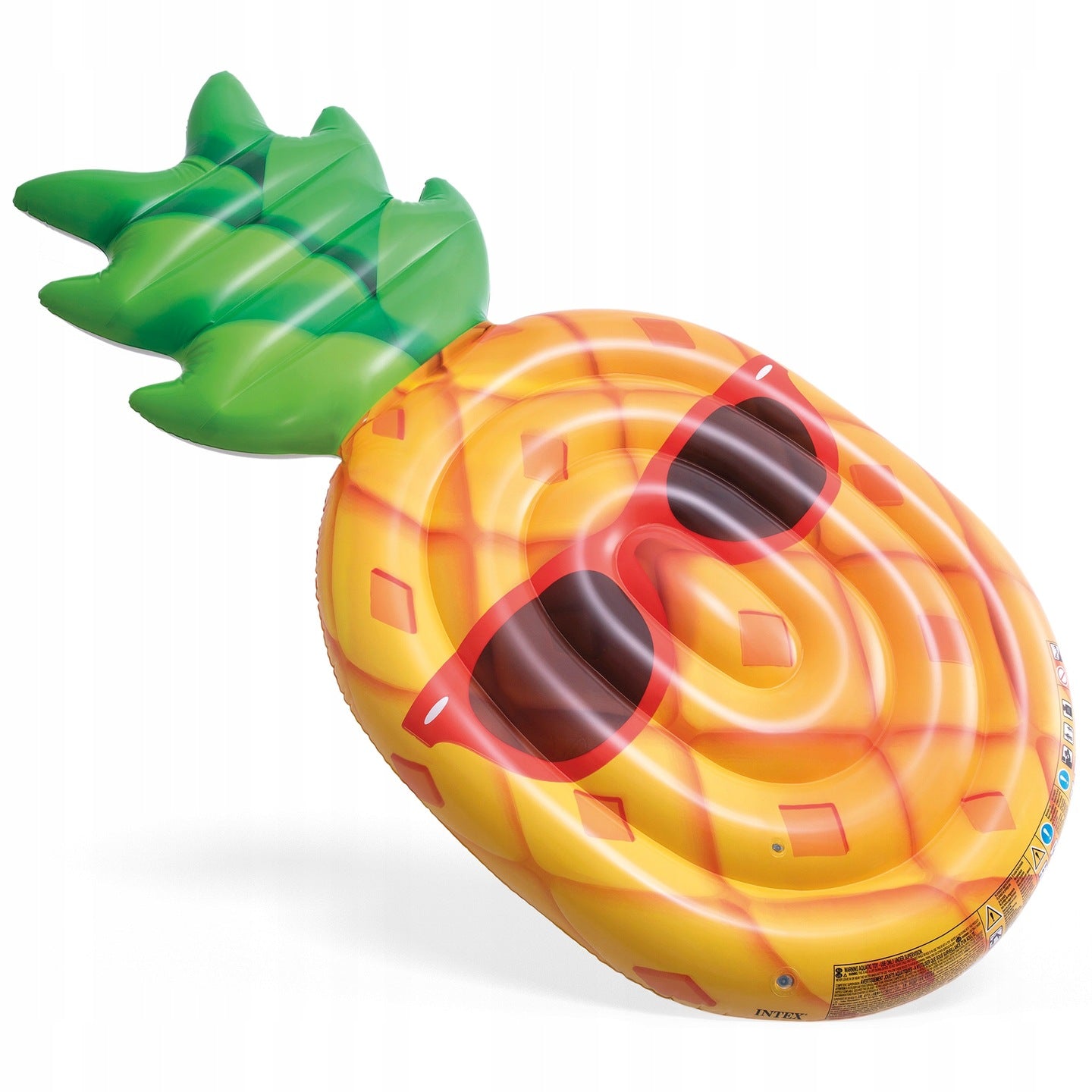 Pineapple inflatable mattress for beaches, swimming pool, garden 216x107 cm 58790 INTEX Brand Intex
