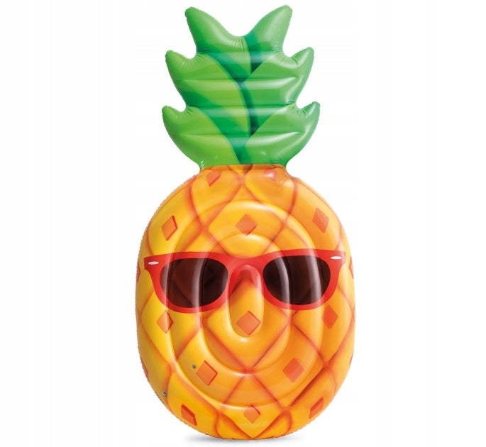 Pineapple inflatable mattress for beaches, swimming pool, garden 216x107 cm 58790 INTEX
