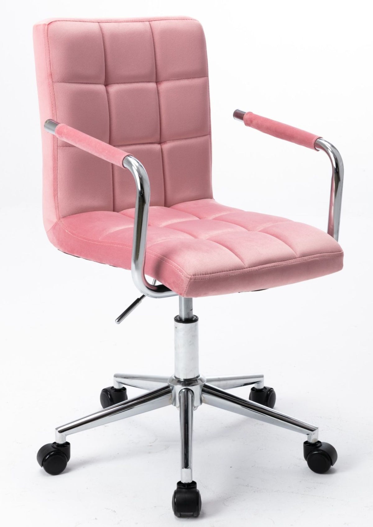 Pink Armchair Swivel Chair VELOUR for CHILDREN'S ROOM by Furnitex