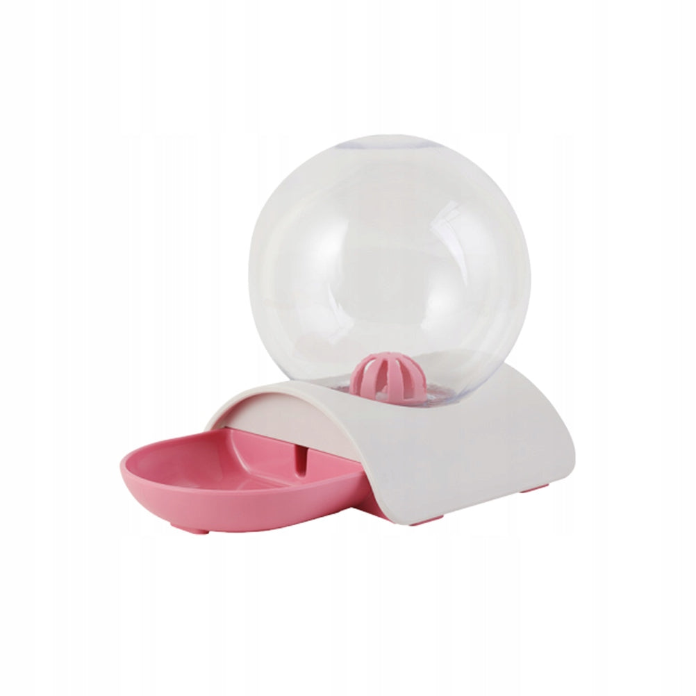 Pink Automatic Water Dispenser Pet Water Feeder with Stable Design