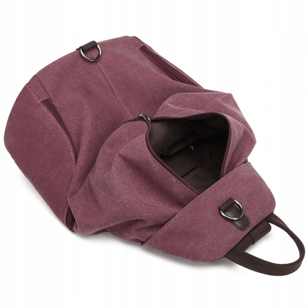 Pink Backpack Women's Bag Canvas Vintage Havani Manufacturer code Havani