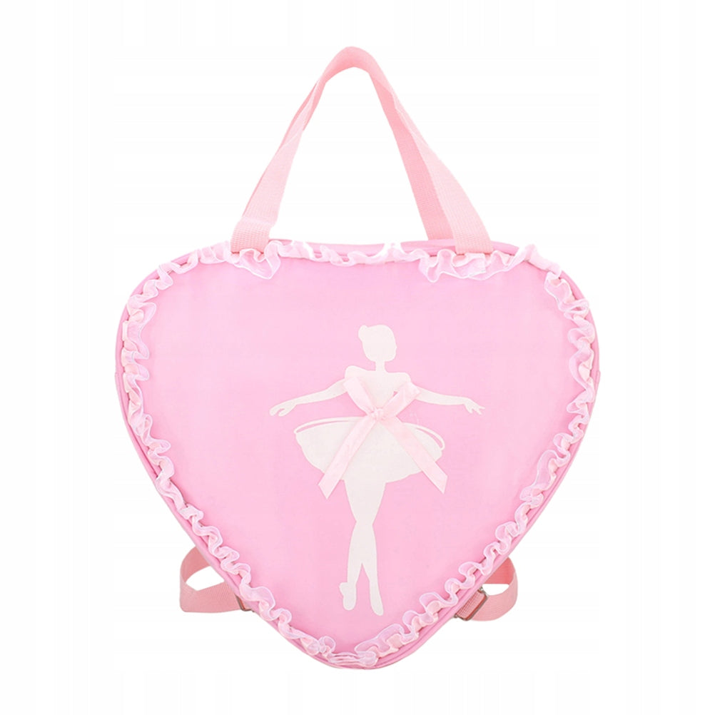 Pink Ballet Dance Backpack for Girls Made with Durable Oxford Cloth Brand no brand