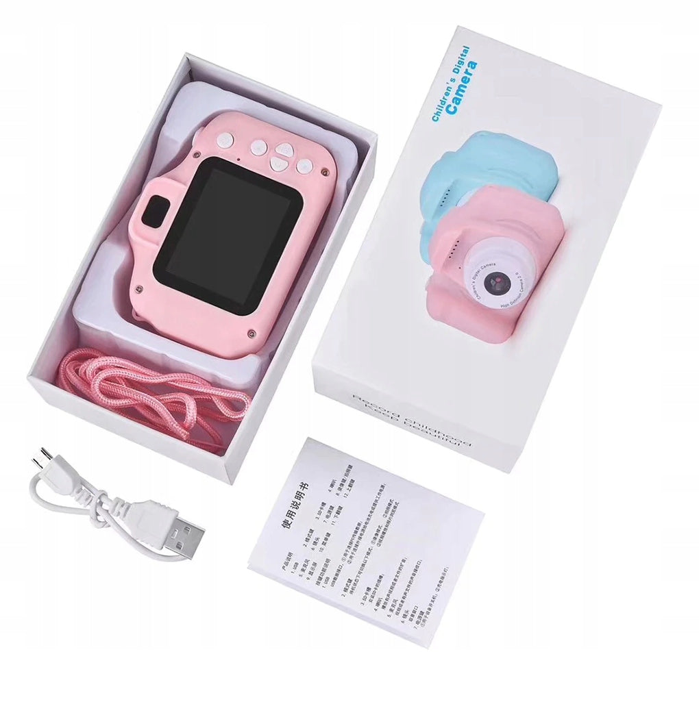 Pink Digital Photo Camera 12mpx Kids Camera 4 Games GIFT EAN (GTIN) 768459853522