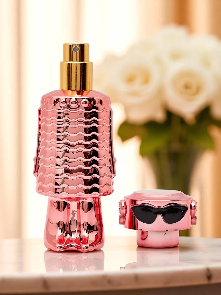 Pink Eau de Parfum in a robot bottle Brand Onlyou