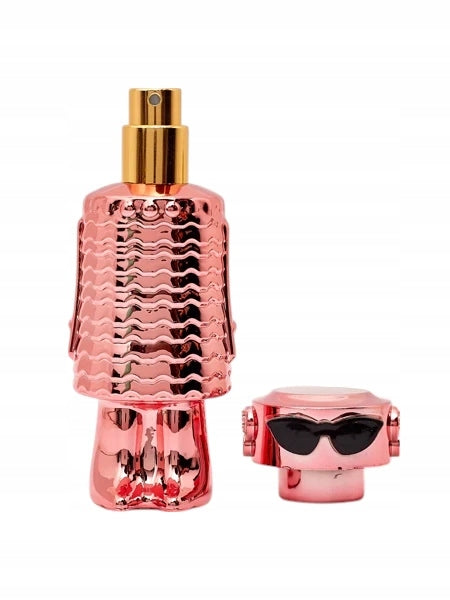 Pink Eau de Parfum in a robot bottle