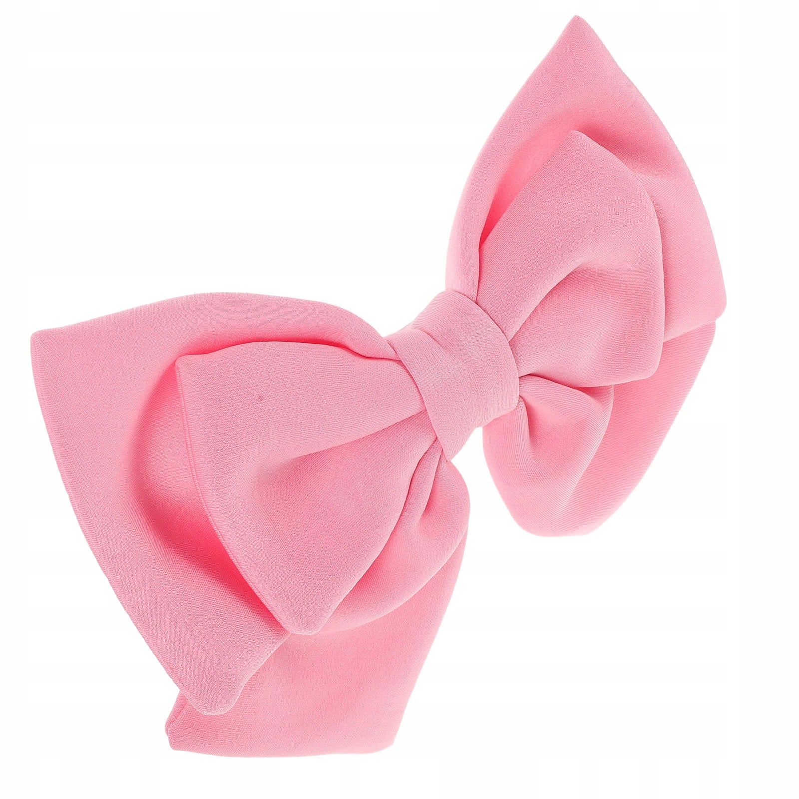 Pink Fabric Helmet Bow - Stylish Removable Motorcycle & Bike Decoration