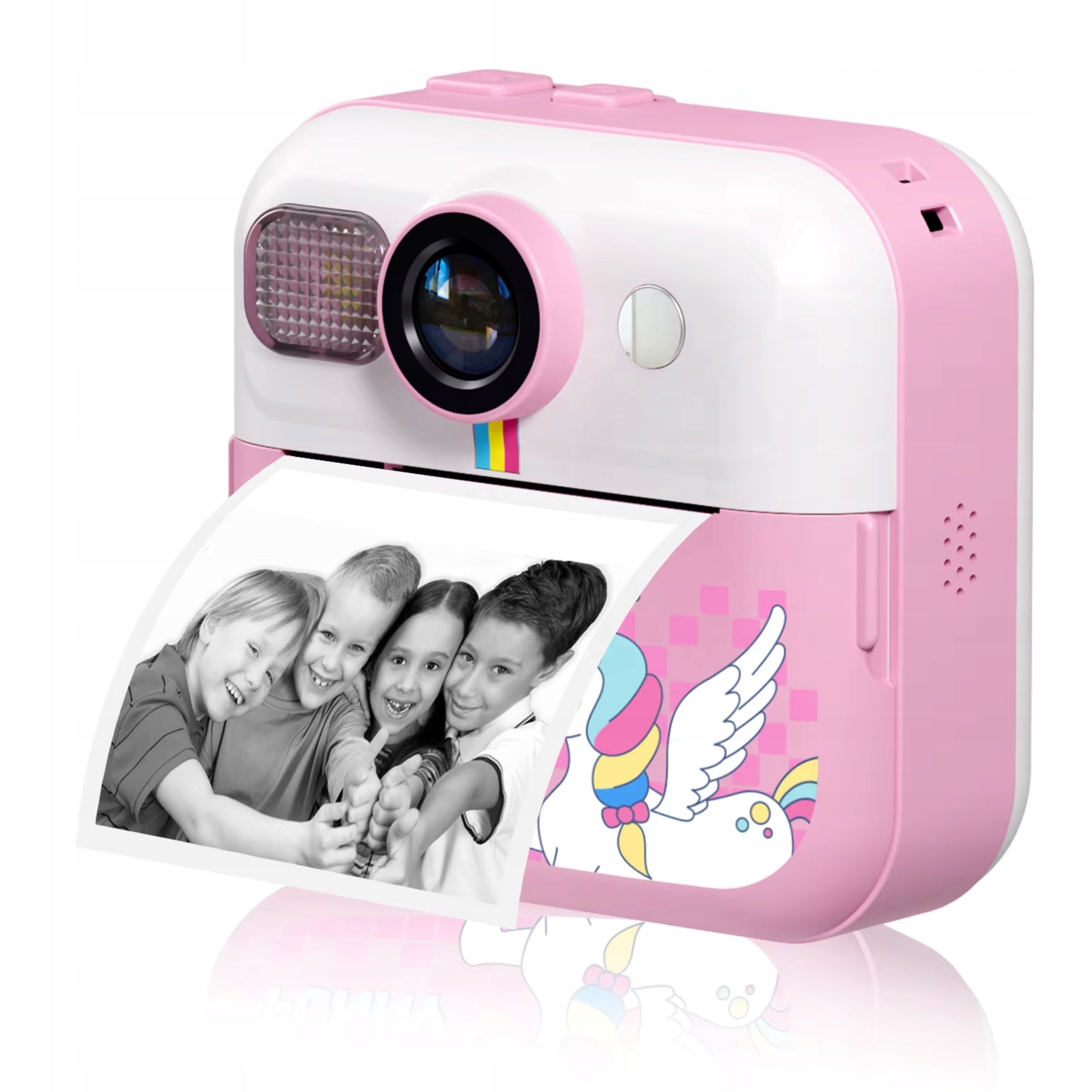 Pink INSTANT Camera for Kids with 32GB Mini Memory Card Printer Brand no brand