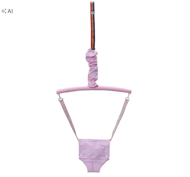 Pink Infant Swing Lounger Folding Stand Portable