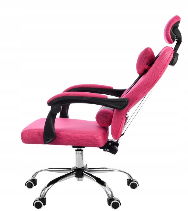 Pink Office chair couch chair GIOSEDIO backrest adjustment and headrest Brand Giosedio