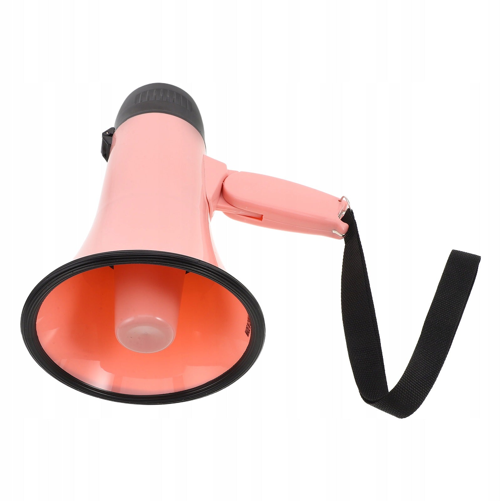 Pink Portable Megaphone Bullhorn Speaker with Strap for Outdoor Events