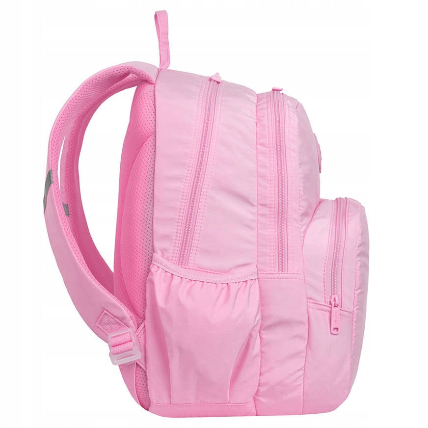 Pink school backpack smooth CoolPack PASTEL POWDER PINK RIDER Manufacturer code F109647