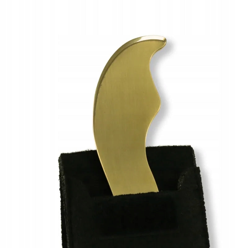 Pinocchio Gold brass - for pinotherapy - soft tissue therapy with case Packaging status original